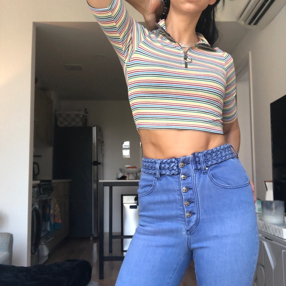 Braided Belt Bell Bottoms!